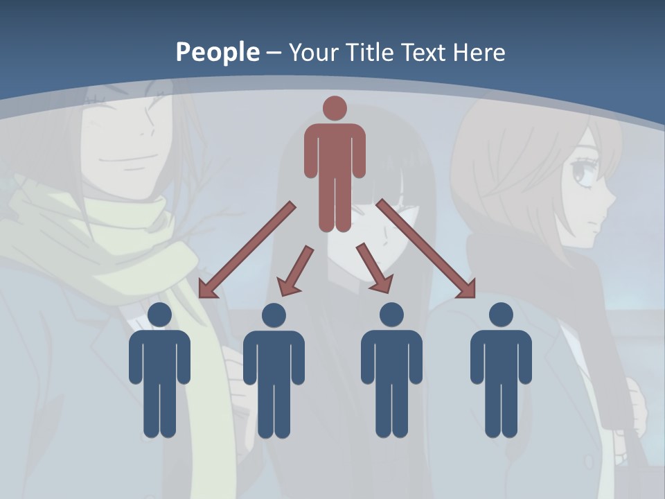 A Group Of People Standing Next To Each Other PowerPoint Template