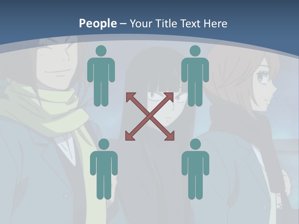 A Group Of People Standing Next To Each Other PowerPoint Template