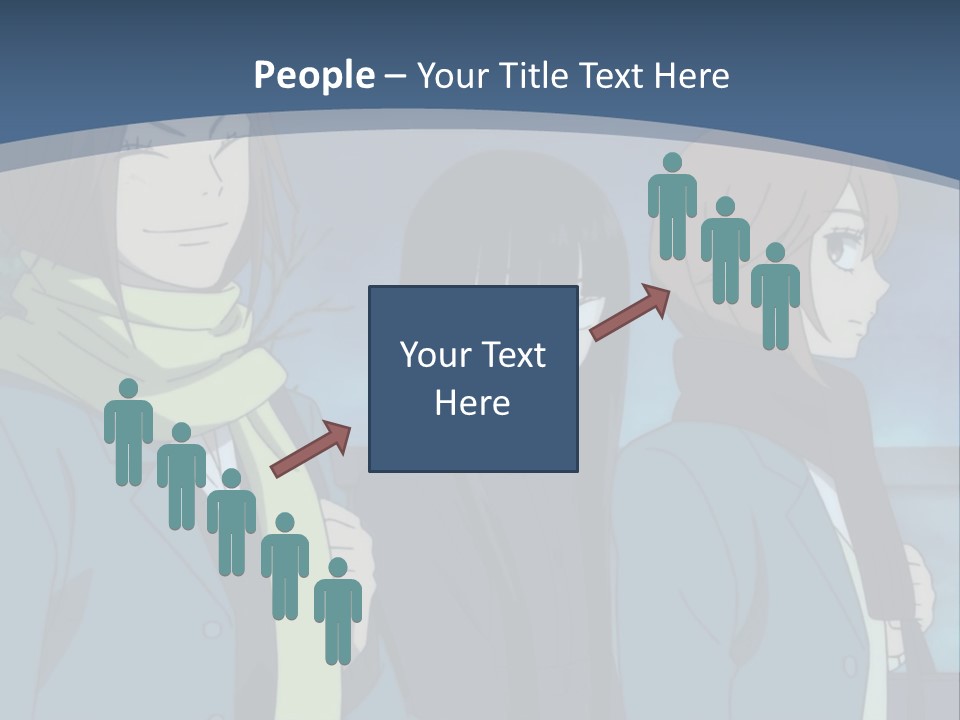 A Group Of People Standing Next To Each Other PowerPoint Template