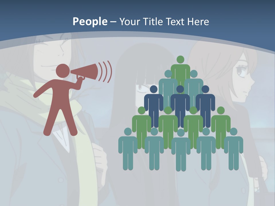 A Group Of People Standing Next To Each Other PowerPoint Template