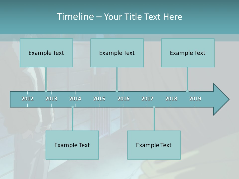 A Man Standing Next To A Woman In Front Of A Building PowerPoint Template