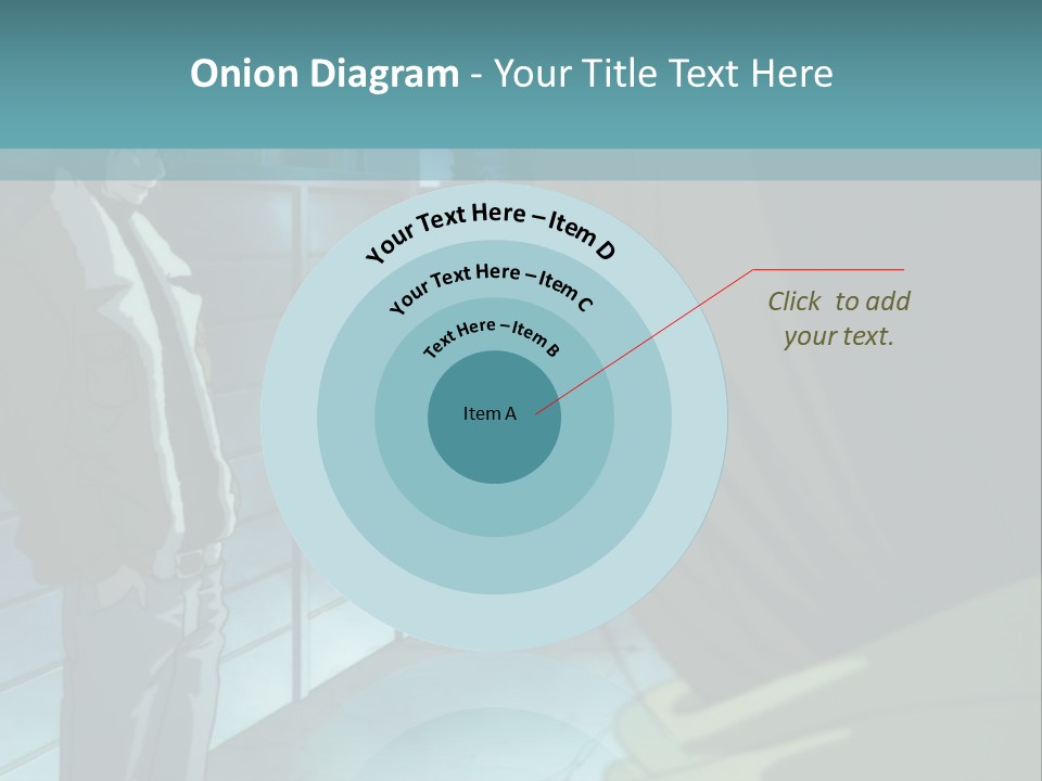 A Man Standing Next To A Woman In Front Of A Building PowerPoint Template