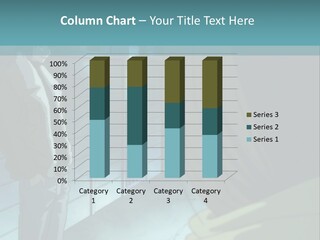 A Man Standing Next To A Woman In Front Of A Building PowerPoint Template