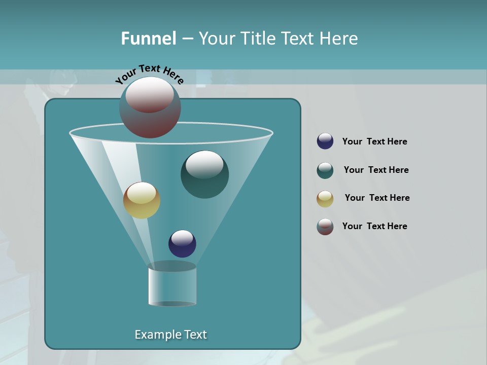 A Man Standing Next To A Woman In Front Of A Building PowerPoint Template