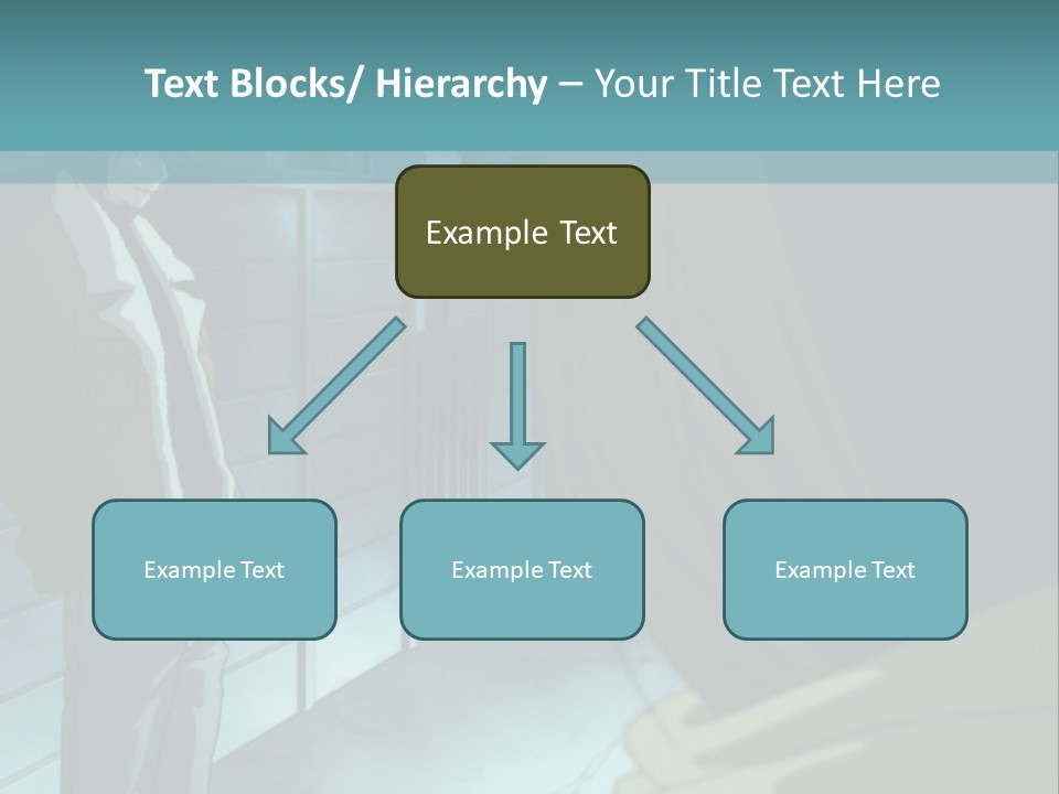 A Man Standing Next To A Woman In Front Of A Building PowerPoint Template