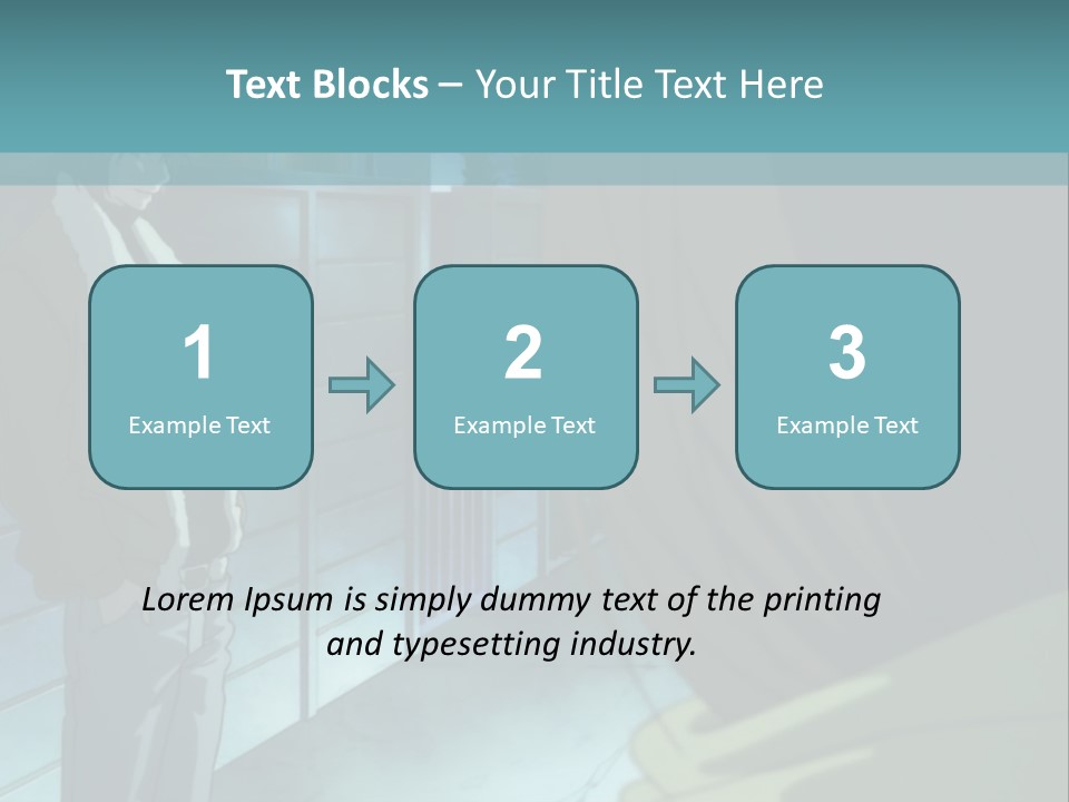 A Man Standing Next To A Woman In Front Of A Building PowerPoint Template