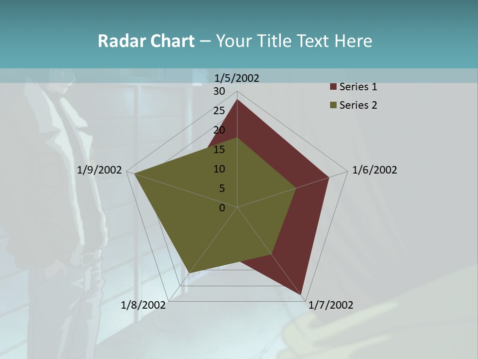 A Man Standing Next To A Woman In Front Of A Building PowerPoint Template