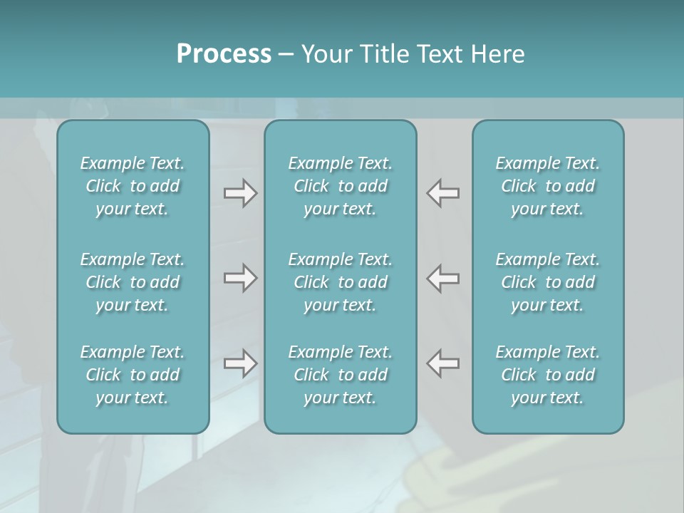 A Man Standing Next To A Woman In Front Of A Building PowerPoint Template