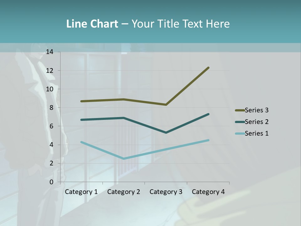 A Man Standing Next To A Woman In Front Of A Building PowerPoint Template
