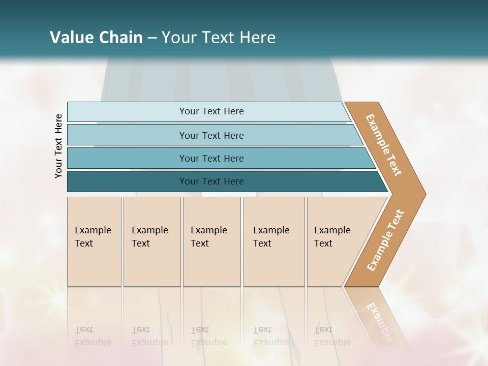 A Girl In A Blue Skirt Is Standing With Her Hands On Her Hips PowerPoint Template