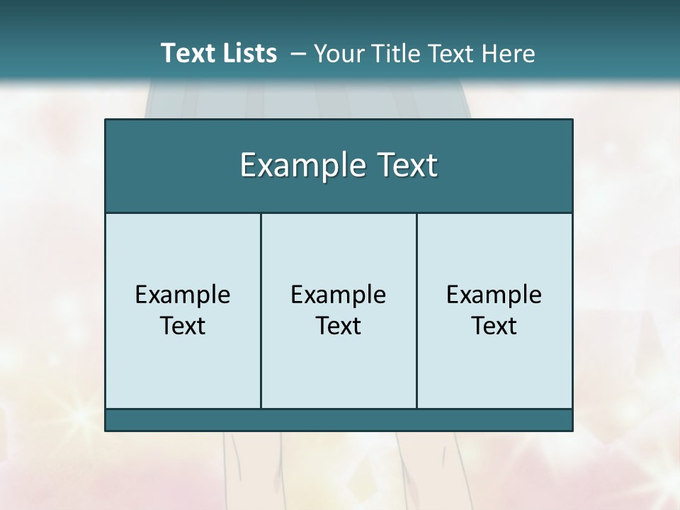 A Girl In A Blue Skirt Is Standing With Her Hands On Her Hips PowerPoint Template