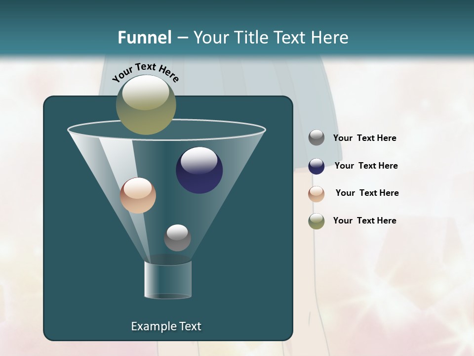 A Girl In A Blue Skirt Is Standing With Her Hands On Her Hips PowerPoint Template