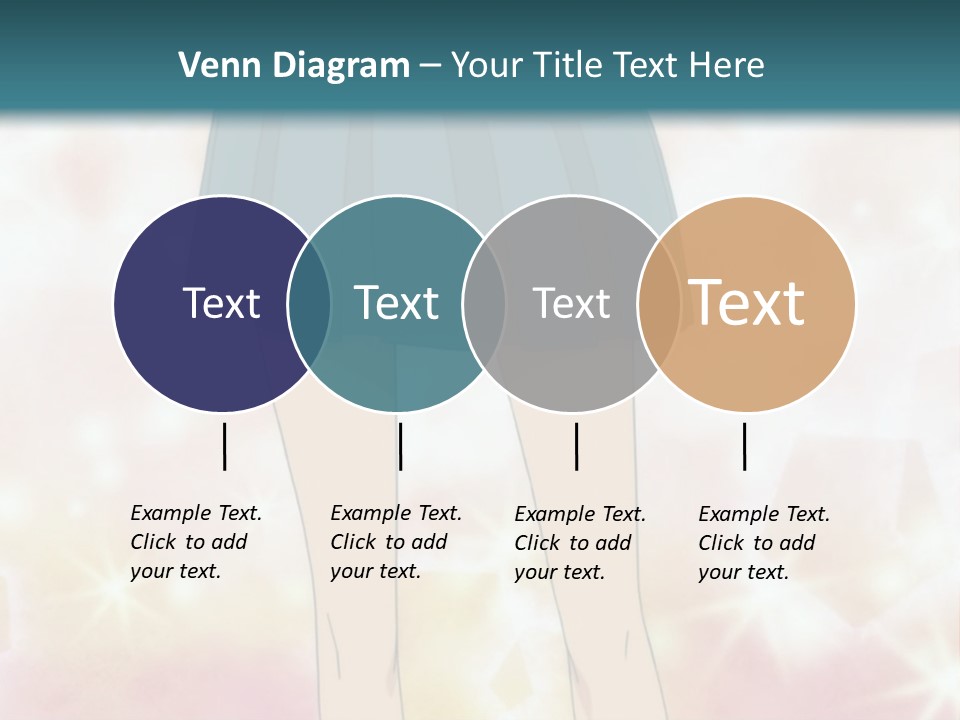 A Girl In A Blue Skirt Is Standing With Her Hands On Her Hips PowerPoint Template