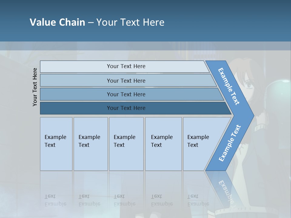 A Couple Of People Standing Next To Each Other PowerPoint Template