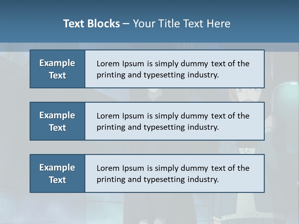 A Couple Of People Standing Next To Each Other PowerPoint Template