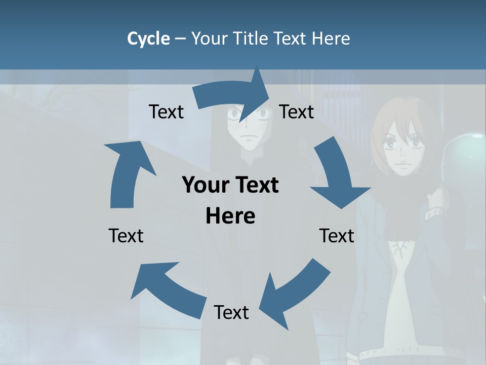 A Couple Of People Standing Next To Each Other PowerPoint Template