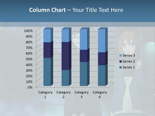 A Couple Of People Standing Next To Each Other PowerPoint Template