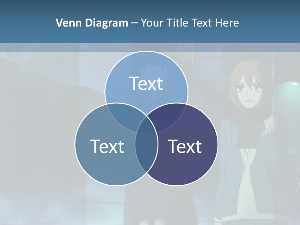 A Couple Of People Standing Next To Each Other PowerPoint Template