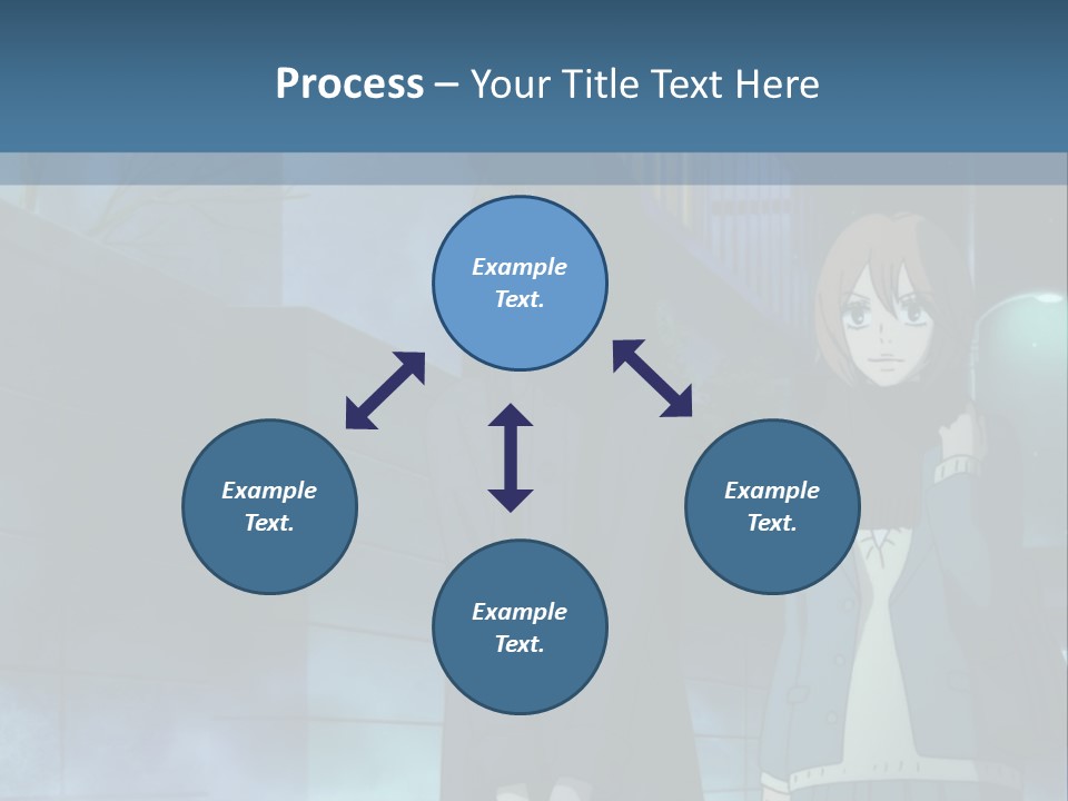 A Couple Of People Standing Next To Each Other PowerPoint Template