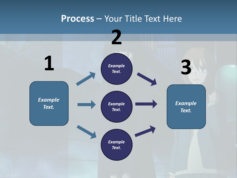 A Couple Of People Standing Next To Each Other PowerPoint Template