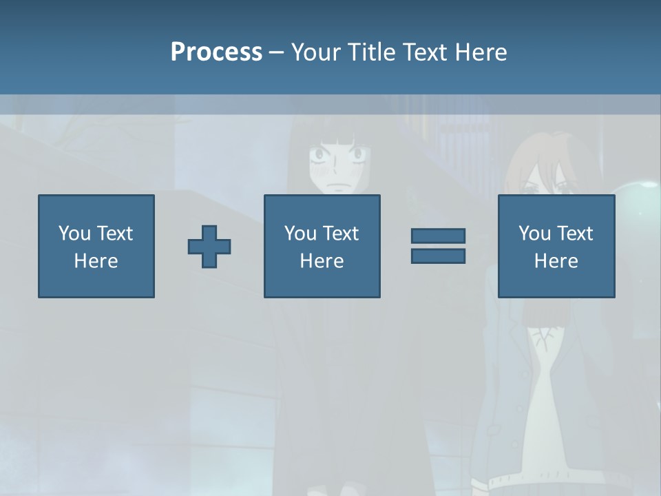A Couple Of People Standing Next To Each Other PowerPoint Template