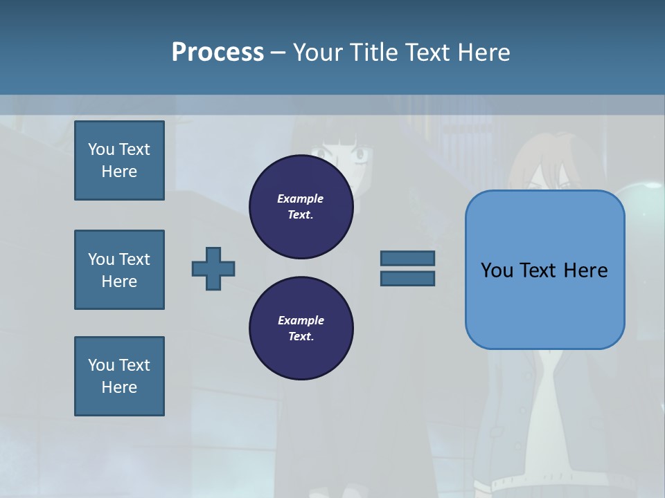A Couple Of People Standing Next To Each Other PowerPoint Template