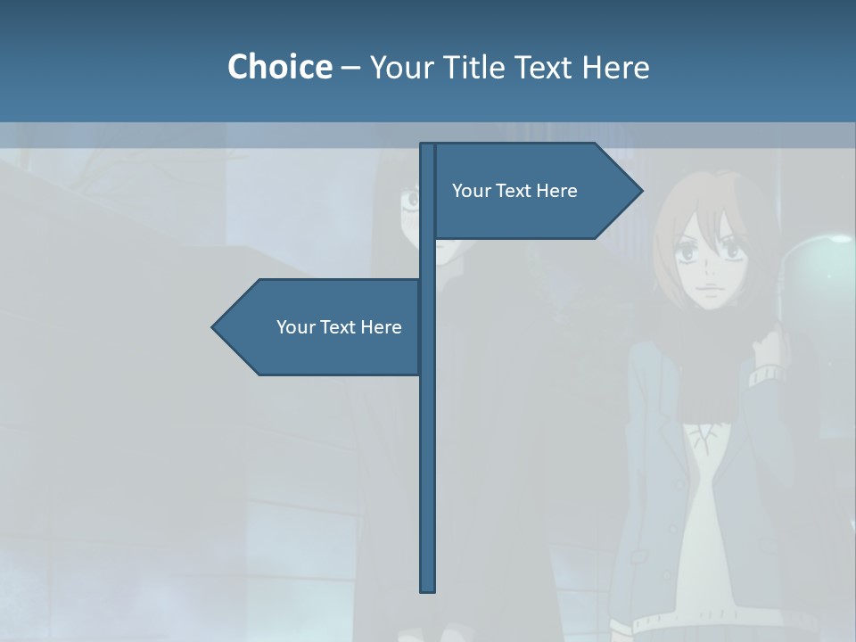 A Couple Of People Standing Next To Each Other PowerPoint Template