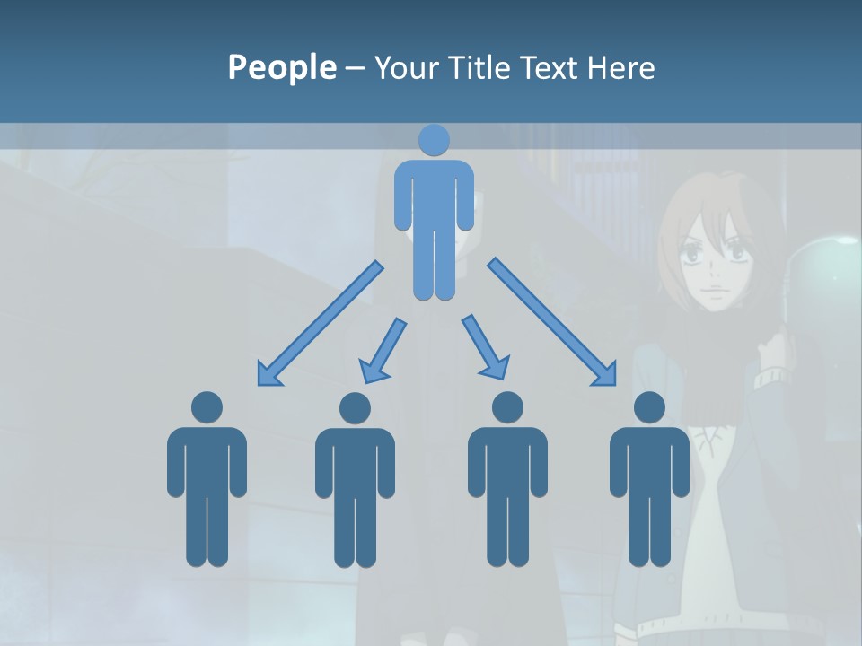 A Couple Of People Standing Next To Each Other PowerPoint Template