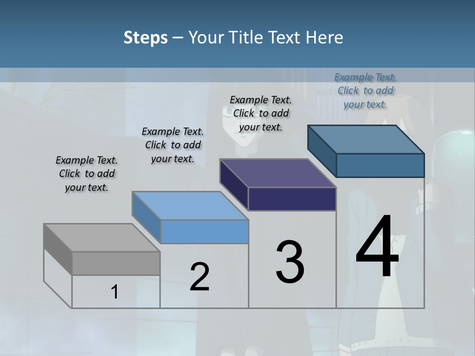 A Couple Of People Standing Next To Each Other PowerPoint Template