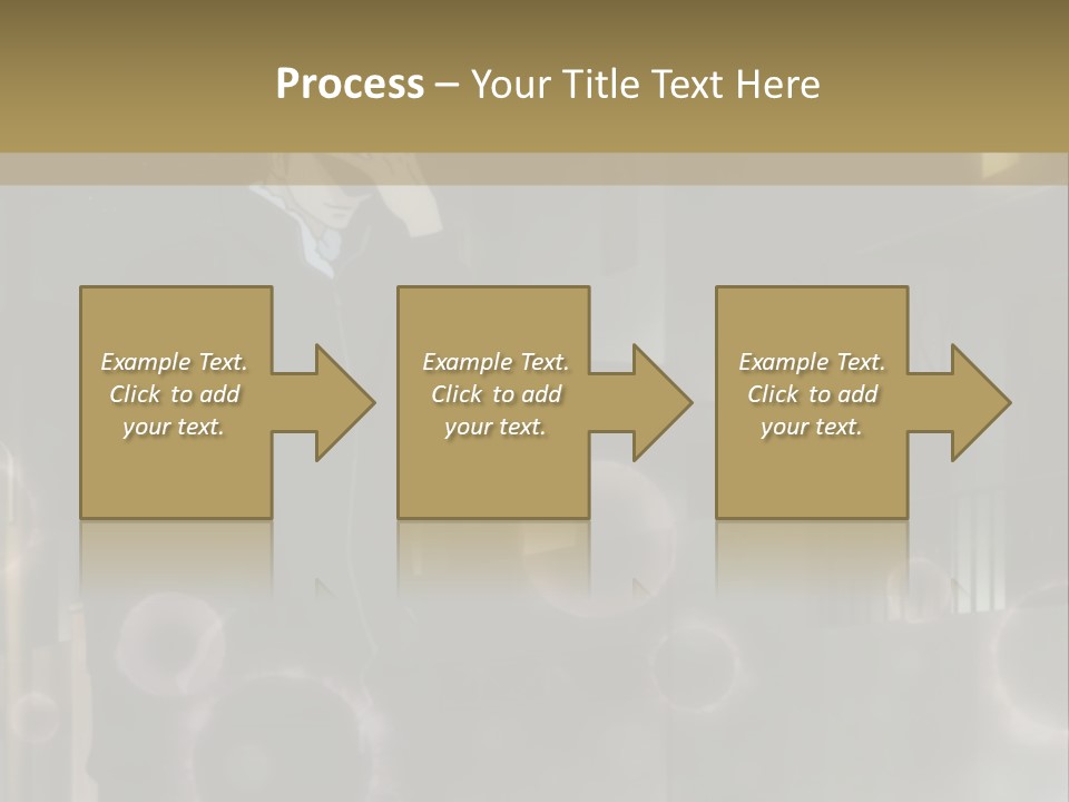 A Man Standing In Front Of A Building Holding His Head PowerPoint Template