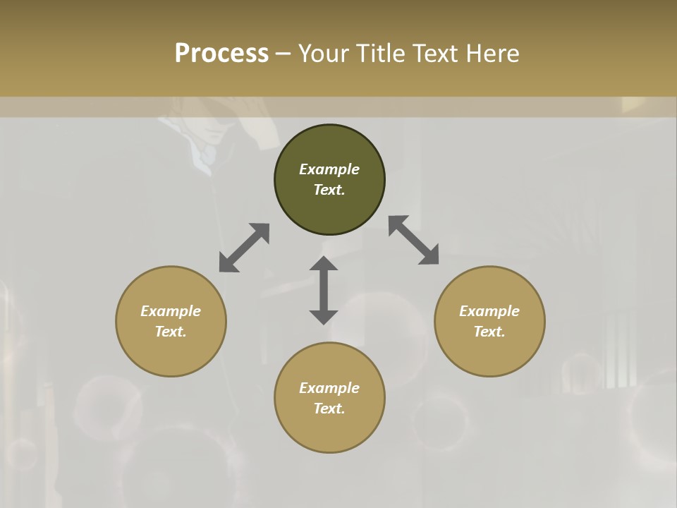 A Man Standing In Front Of A Building Holding His Head PowerPoint Template