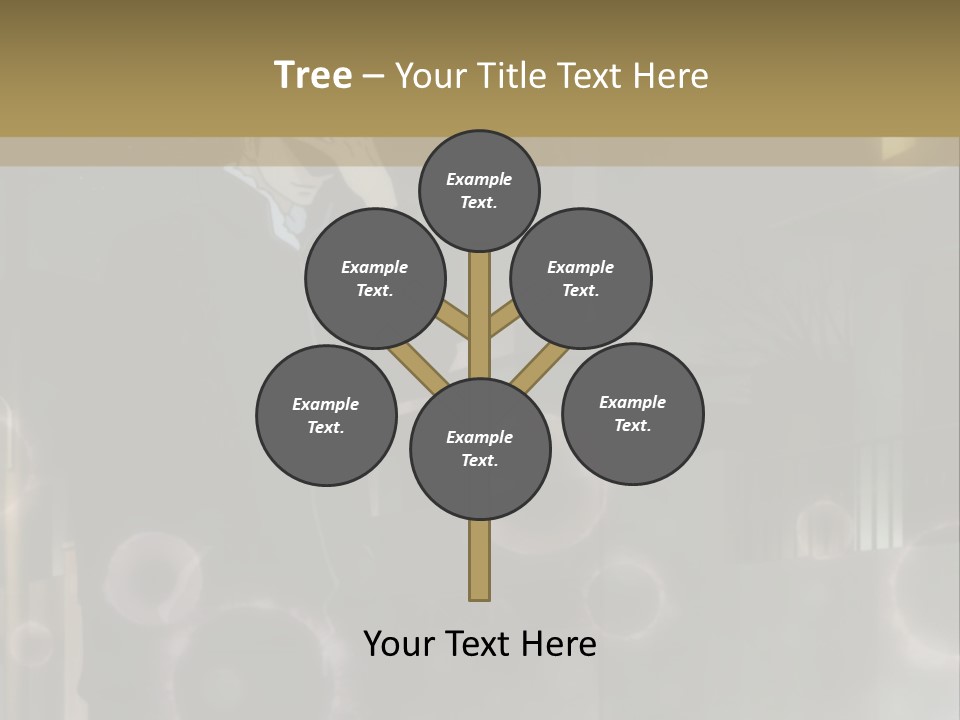 A Man Standing In Front Of A Building Holding His Head PowerPoint Template