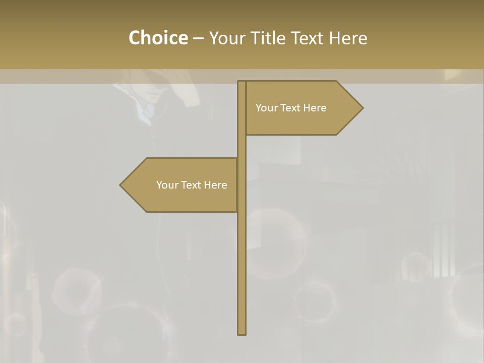 A Man Standing In Front Of A Building Holding His Head PowerPoint Template