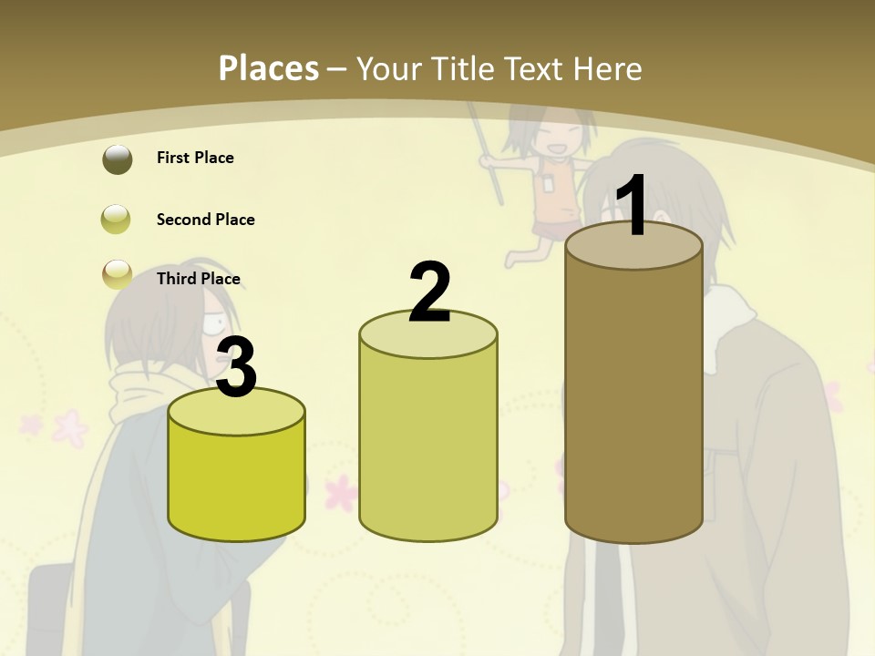 A Couple Of People Standing Next To Each Other PowerPoint Template