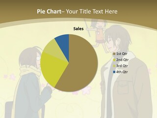 A Couple Of People Standing Next To Each Other PowerPoint Template