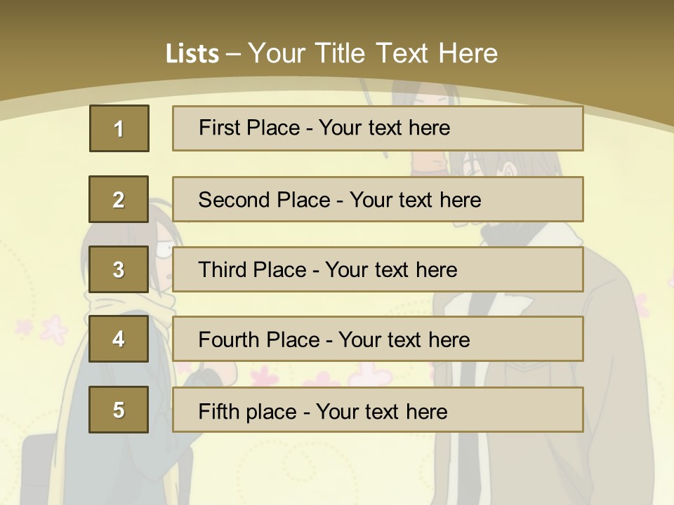 A Couple Of People Standing Next To Each Other PowerPoint Template