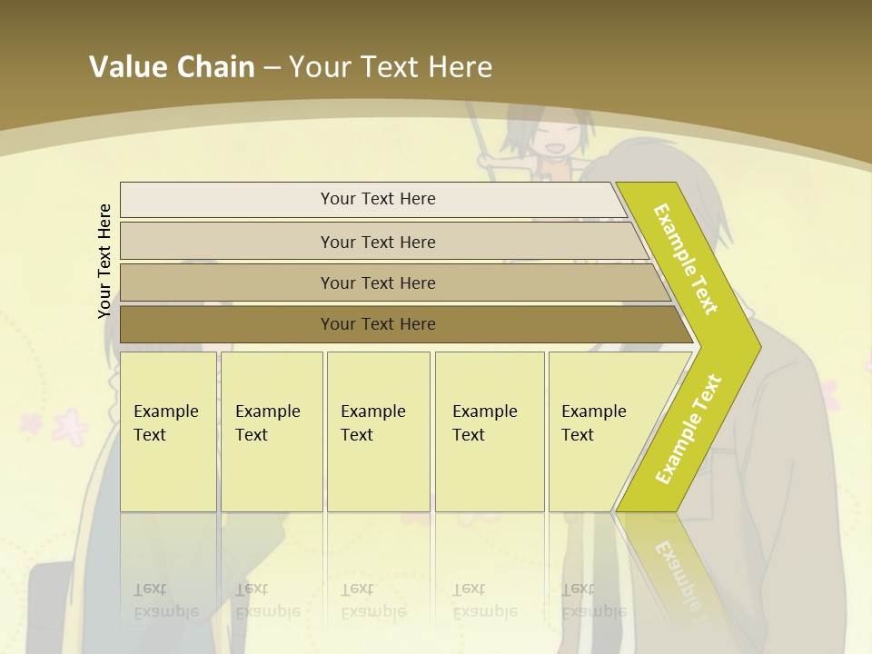 A Couple Of People Standing Next To Each Other PowerPoint Template