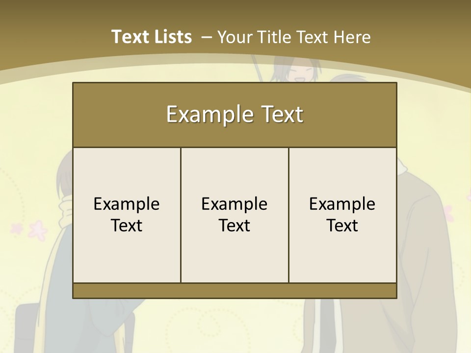 A Couple Of People Standing Next To Each Other PowerPoint Template