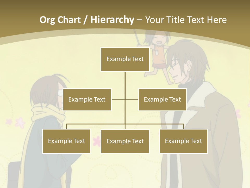 A Couple Of People Standing Next To Each Other PowerPoint Template