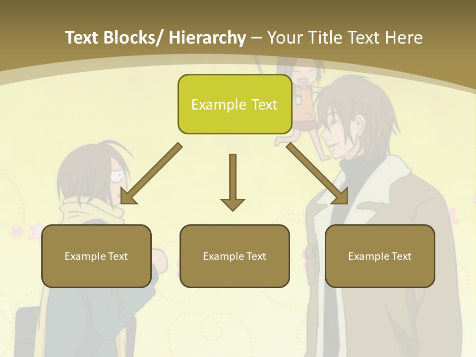 A Couple Of People Standing Next To Each Other PowerPoint Template