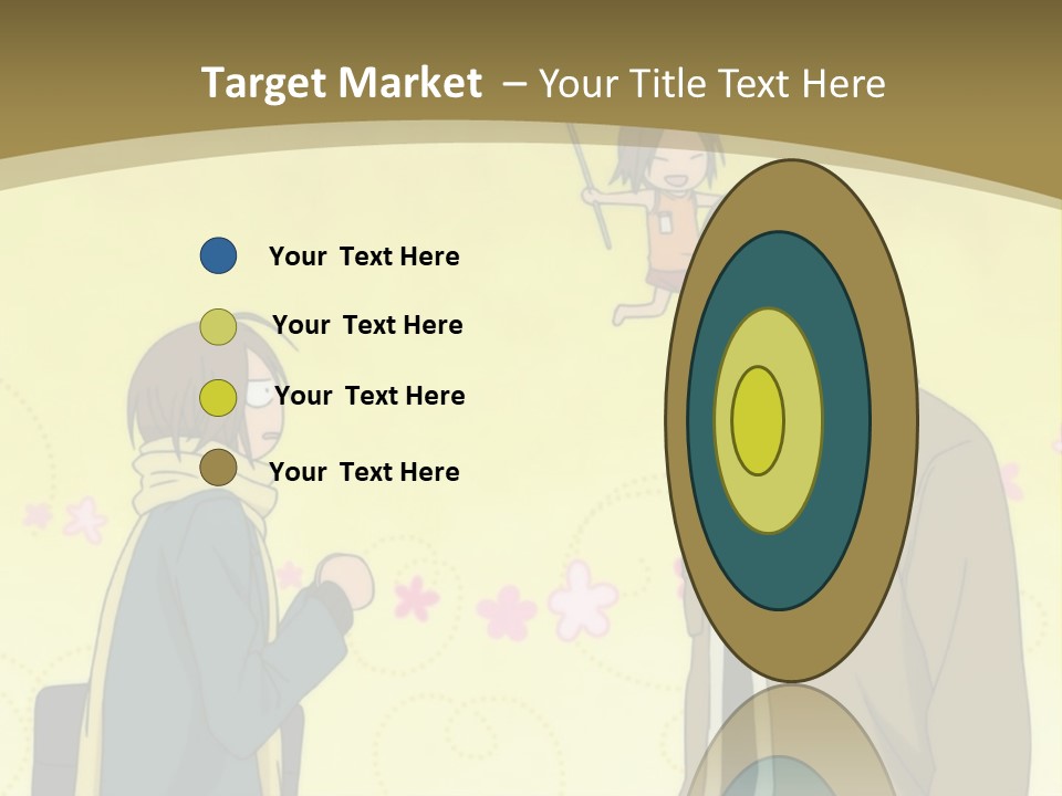 A Couple Of People Standing Next To Each Other PowerPoint Template