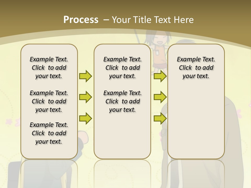 A Couple Of People Standing Next To Each Other PowerPoint Template