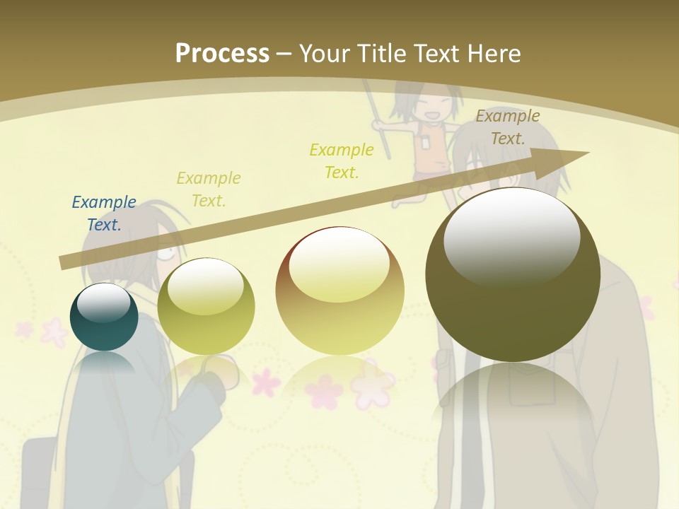 A Couple Of People Standing Next To Each Other PowerPoint Template