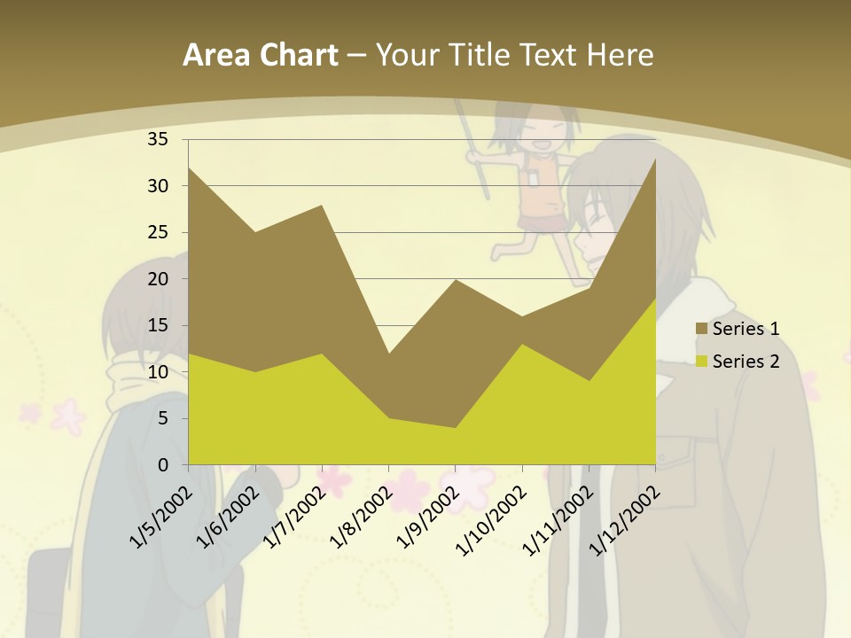 A Couple Of People Standing Next To Each Other PowerPoint Template