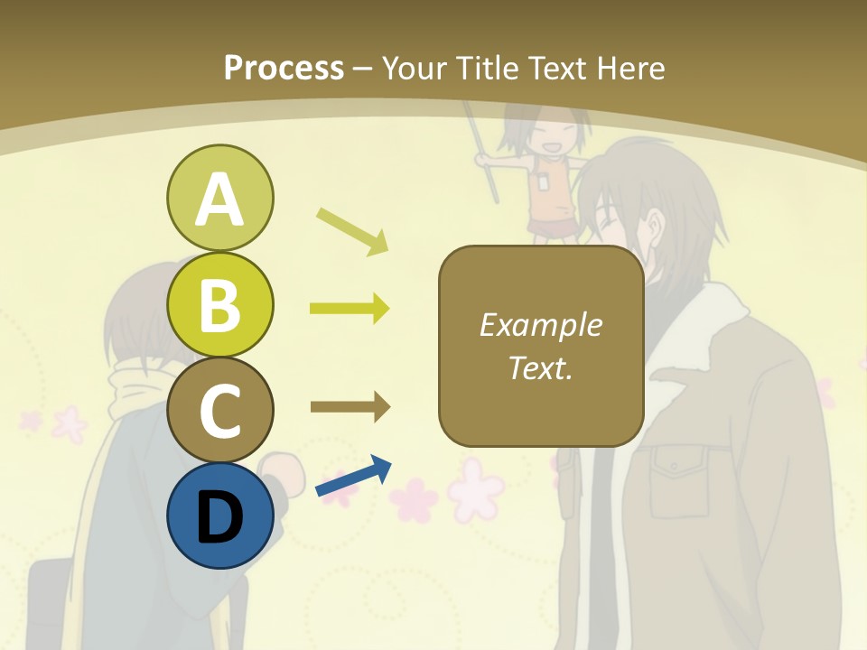A Couple Of People Standing Next To Each Other PowerPoint Template