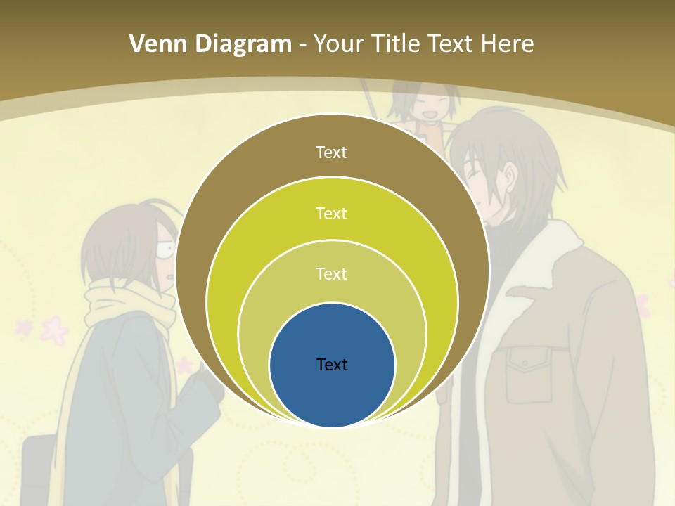 A Couple Of People Standing Next To Each Other PowerPoint Template