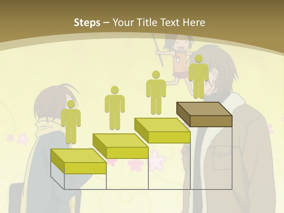 A Couple Of People Standing Next To Each Other PowerPoint Template