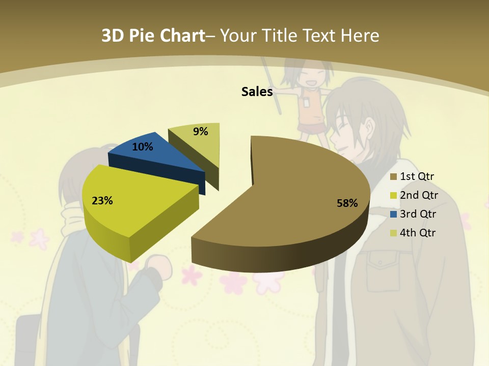 A Couple Of People Standing Next To Each Other PowerPoint Template