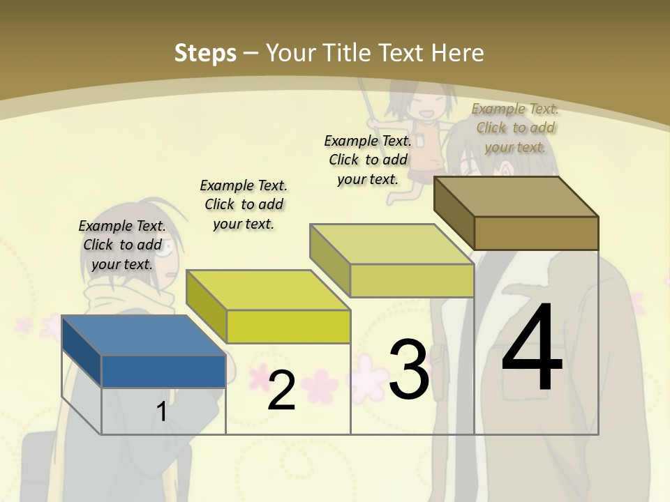 A Couple Of People Standing Next To Each Other PowerPoint Template