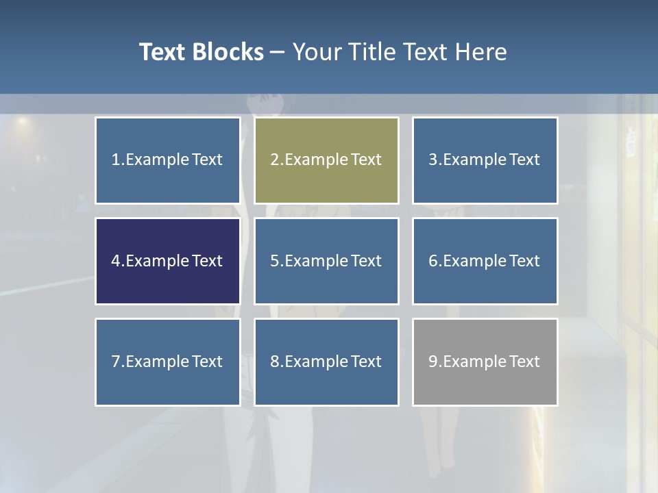 A Man And Woman Walking Down A Street At Night PowerPoint Template